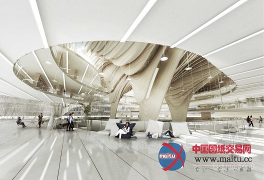 BAT设计的台中市文化中心设计竞标方案