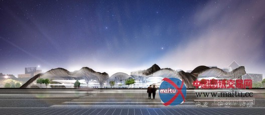 BAT设计的台中市文化中心设计竞标方案