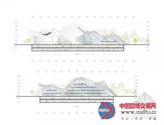 BAT设计的台中市文化中心设计竞标方案