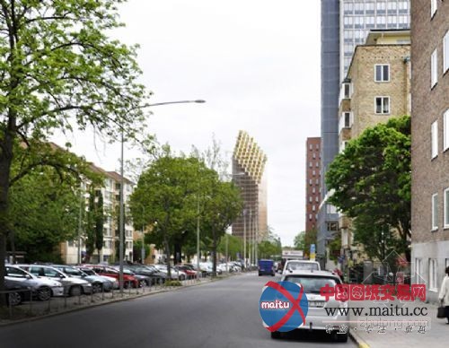 斯德哥尔摩城市灯塔:太阳能供电木制摩天大楼