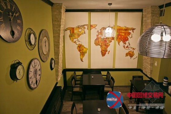 罗马尼亚奇特的手工装饰主题酒吧餐厅