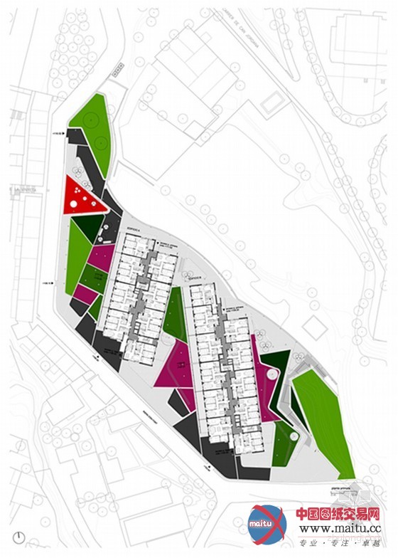 ConxitaBalcells设计的巴塞罗纳坎乔丹娜居民区规划