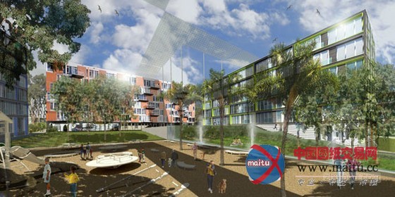 Exp和Lemay联合设计的阿尔及利亚El-Meria城规划竞标项目