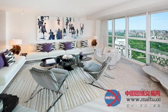 美国俯瞰中央公园的超现代化公寓设计