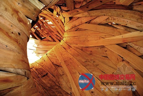 AA建筑联盟学生设计的木结构茧