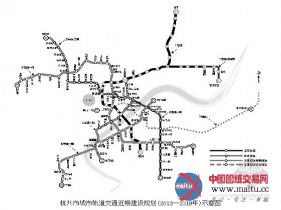 发改委批复杭州四条城市轨道交通建设规划
