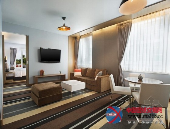 时尚现代感的曼谷酒店设计