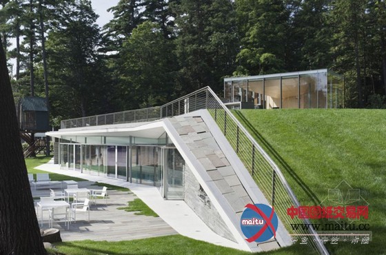 GLUCK设计的纽约绿色屋顶游泳馆