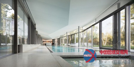 GLUCK设计的纽约绿色屋顶游泳馆