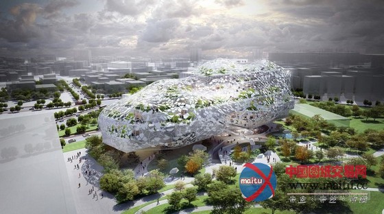 RMJM设计的台中“文化云”文化中心