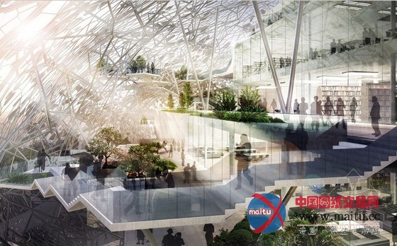 RMJM设计的台中“文化云”文化中心