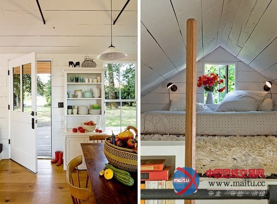 60平方改造设计的乡村小屋住宅