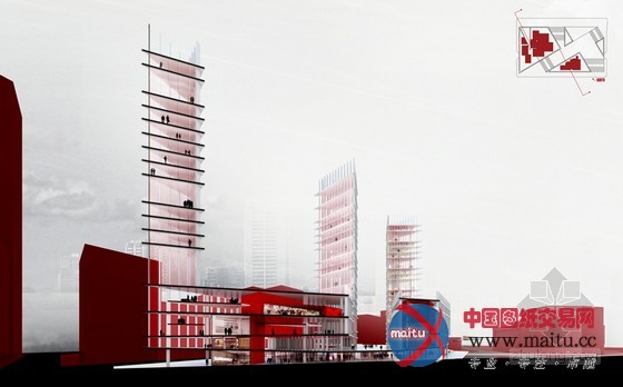 davide marchetti设计的美国底特律标志性建筑概念方案