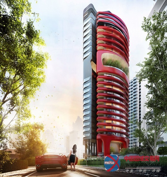 pininfarina设计的新加坡erra豪华住宅公寓