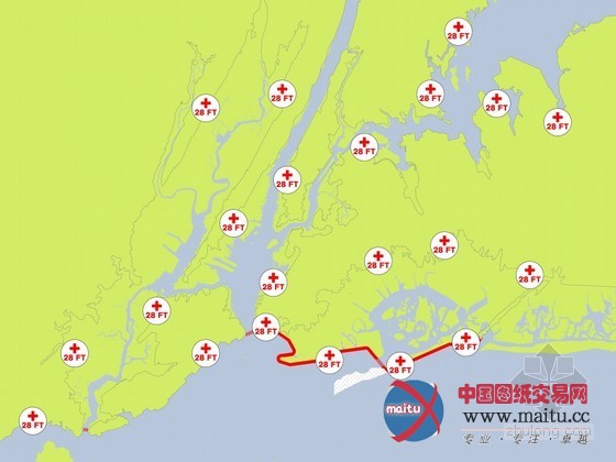 Michael Sorkin Studio设计的纽约滨水住宅