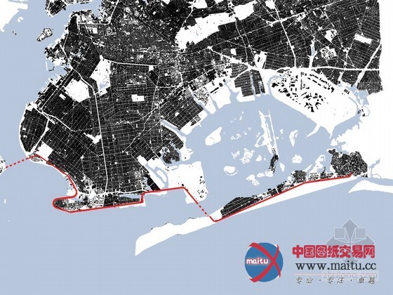 Michael Sorkin Studio设计的纽约滨水住宅