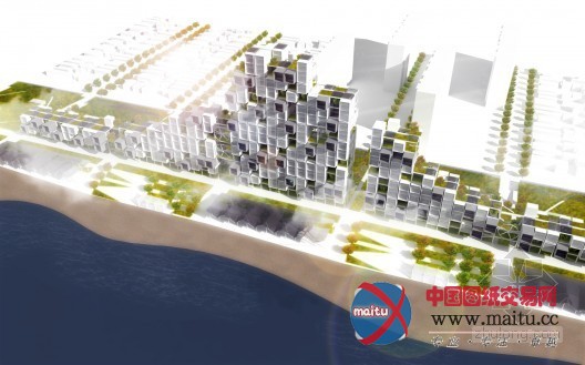 Michael Sorkin Studio设计的纽约滨水住宅