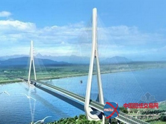 安徽主跨度最大斜拉桥梁动工