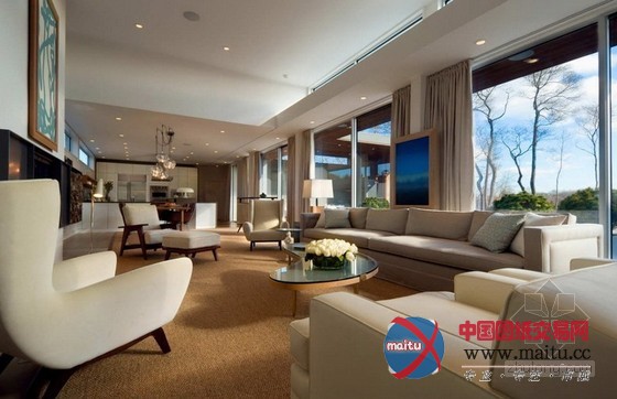 纽约东汉普顿典雅奢华住宅设计