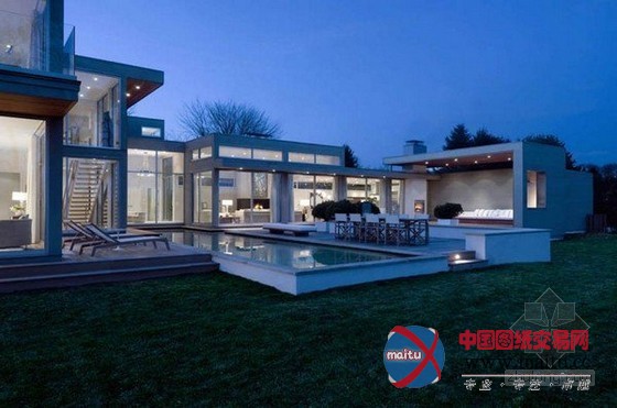 纽约东汉普顿典雅奢华住宅设计