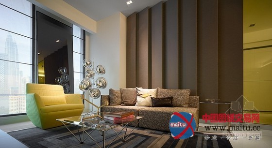 吉隆坡现代时尚公寓装修设计