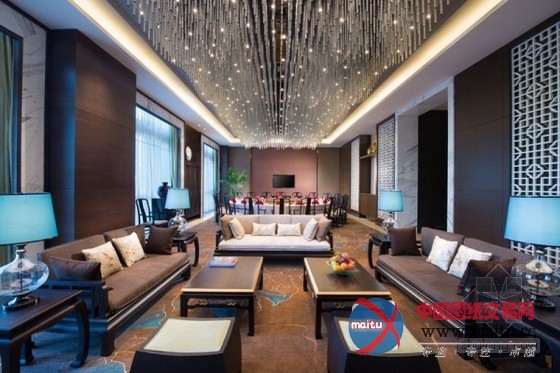 天津京基皇冠假日酒店设计 典雅高档休闲空间