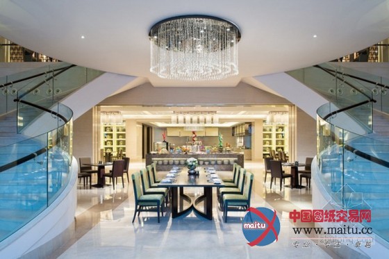 天津京基皇冠假日酒店设计 典雅高档休闲空间