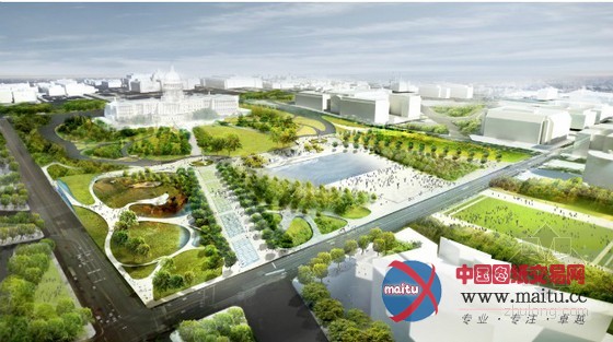 Diller Scofidio Renfro等设计的美国国家广场竞赛项目