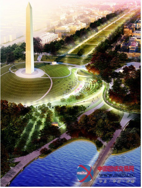 Diller Scofidio Renfro等设计的美国国家广场竞赛项目