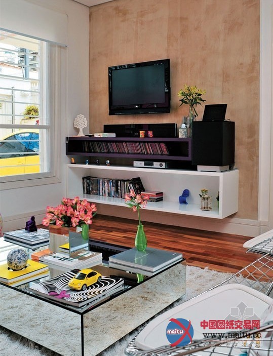 巴西色彩艳丽的住宅装修 将色彩进行到底