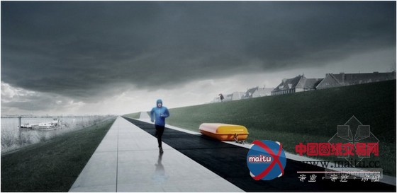 WEST 8赢得在德国汉堡易北河南岸景观设计比赛