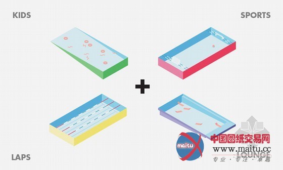 archie等设计的纽约水上漂浮过滤设施+pool