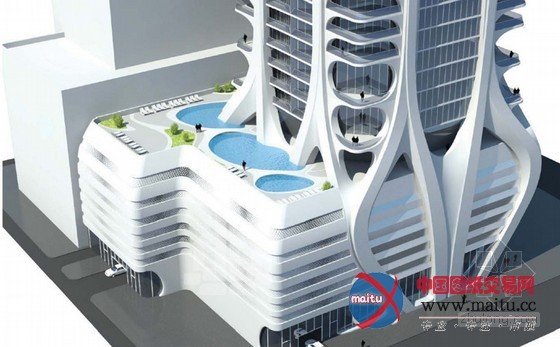 扎哈•哈迪德的迈阿密第一摩天楼“1000博物馆”细节介绍