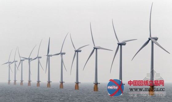 英建世界最大海上风力发电厂 首相主持启动仪式