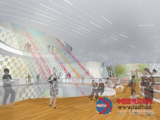 MODU设计的悉尼“开放交流”式图书馆广场