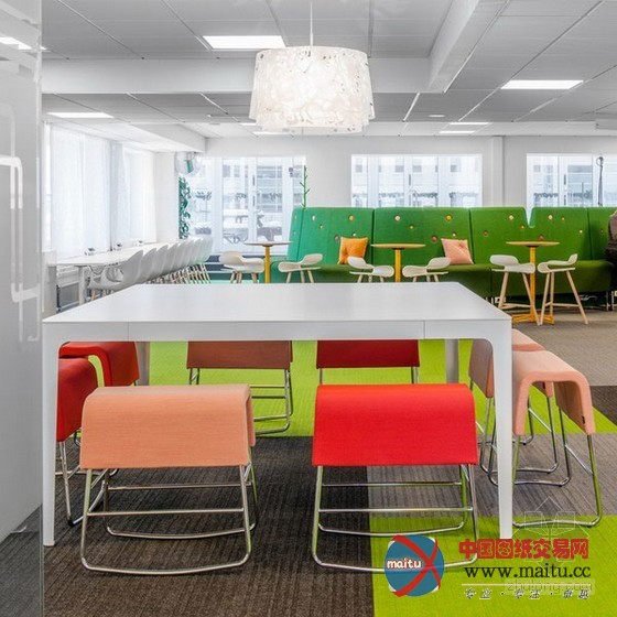 Microsoft微软公司斯德哥尔摩总部办公室装修