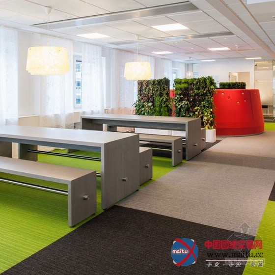 Microsoft微软公司斯德哥尔摩总部办公室装修