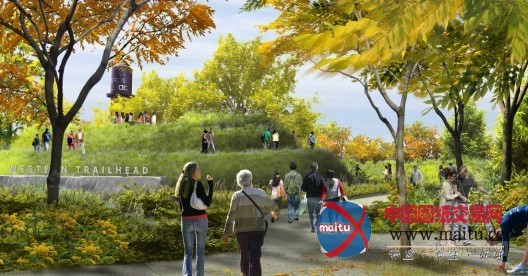 Michael Van Valkenburgh设计的芝加哥赛道景观