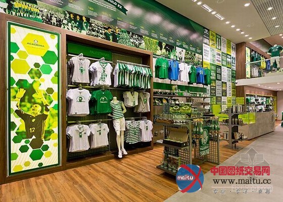 圣保罗Palmeiras店铺设计 Palmeiras世界的缩写本