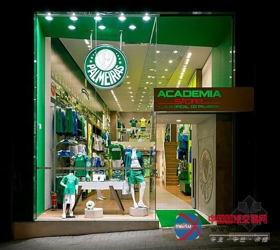 圣保罗Palmeiras店铺设计 Palmeiras世界的缩写本