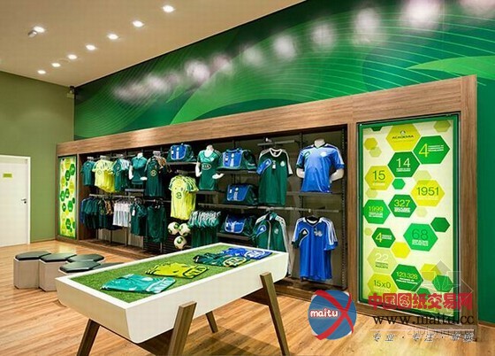 圣保罗Palmeiras店铺设计 Palmeiras世界的缩写本