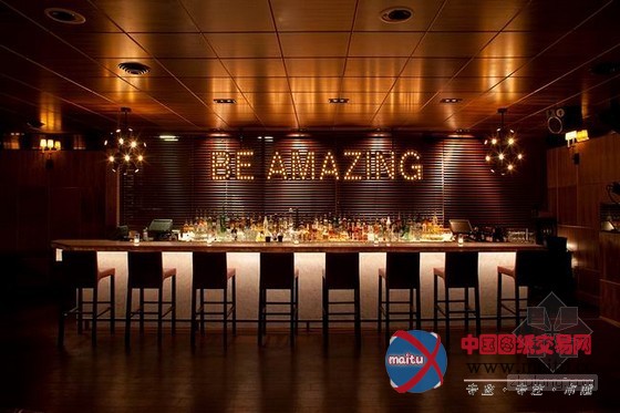 美国加利福尼亚州酒吧设计 与众不同的另类摇滚库