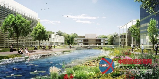 de Architekten Cie.设计的2020俄罗斯Odintsovo生态城提案