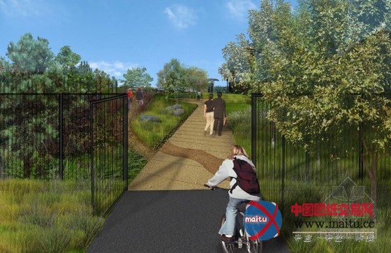 Mathews Nielsen设计的纽约南布朗克斯园林路