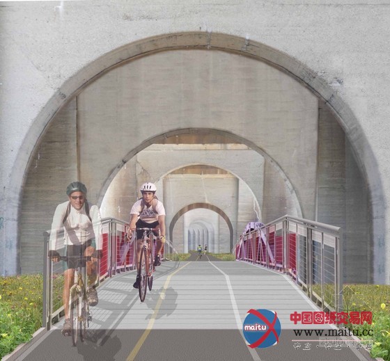 Mathews Nielsen设计的纽约南布朗克斯园林路