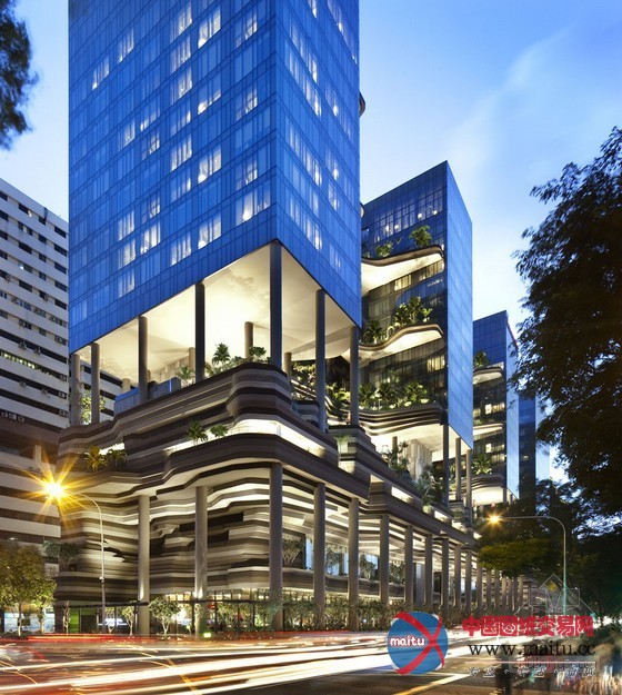 2013南京世界屋顶绿化大会精品案例——WOHA设计的空中花园酒店