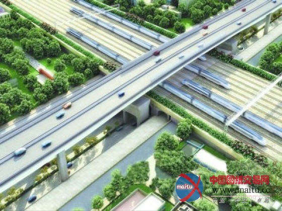 武汉首座“空中转体桥”封闭施工