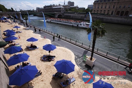 巴黎塞纳河左岸景观大道建成