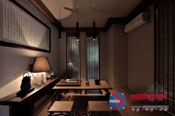 中国韵调的静谧空间 茶馆设计