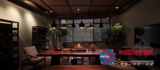 中国韵调的静谧空间 茶馆设计